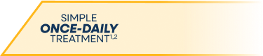 Simple once-daily treatment