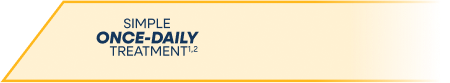 Simple once-daily treatment