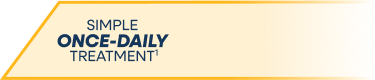 Simple once-daily treatment