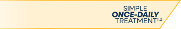 Simple once-daily treatment
