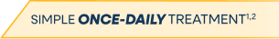 Simple once-daily treatment