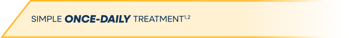 Simple once-daily treatment
