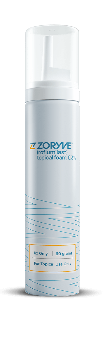 ZORYVE (roflumilast) cream 0.15%, ZORYVE (roflumilast) foam 0.3% and ZORYVE (roflumilast) cream 0.3%