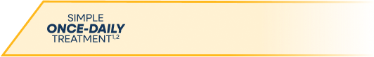 Simple once-daily treatment